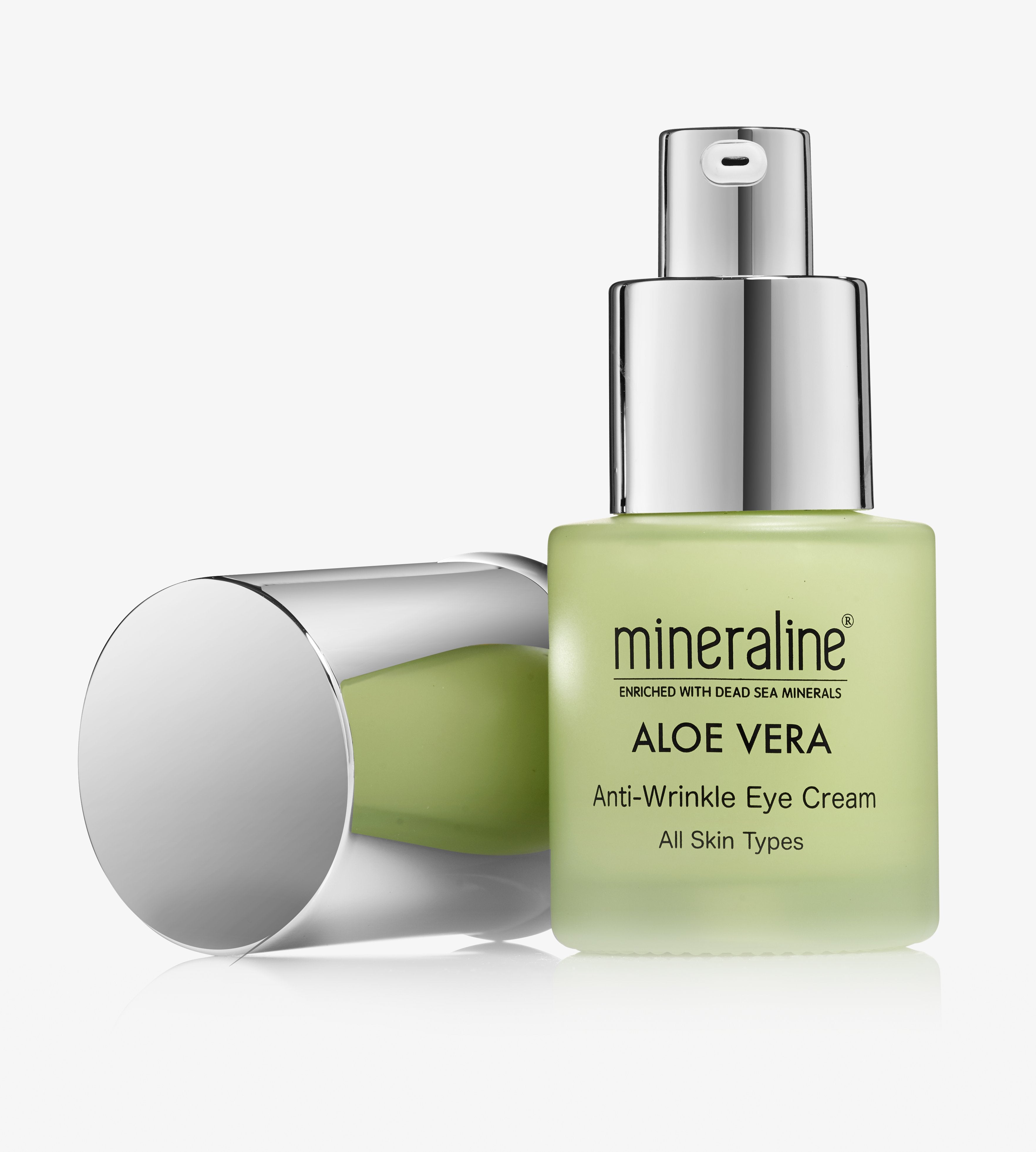 mineraline - Aloe Vera Anti-Wrinkle Eye Cream - Aloe Vera & Dead Sea minerals